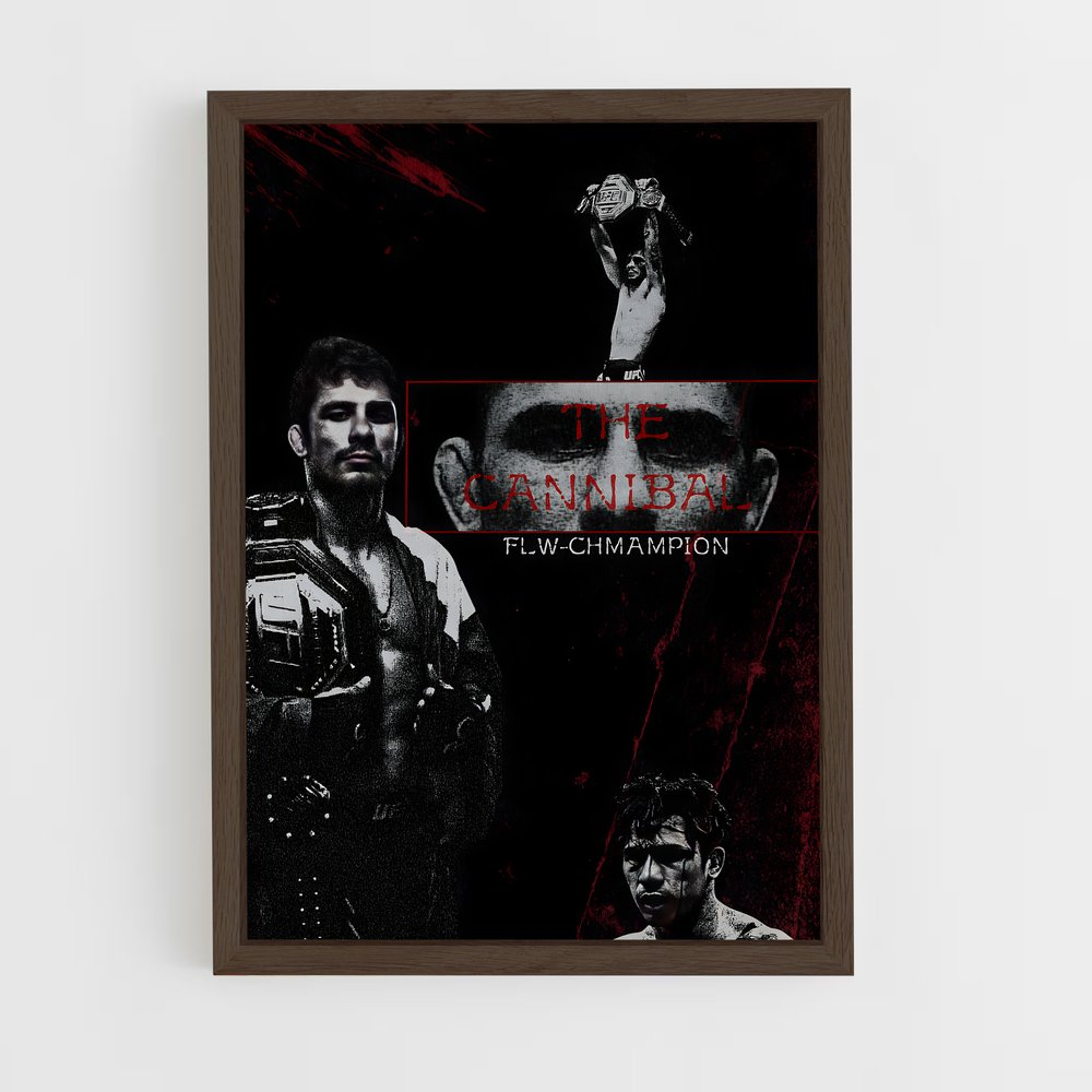 Poster pantoja détail – affiche MMA (vue 5)